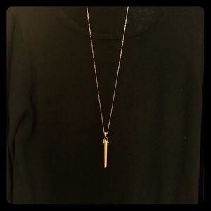Stella Dot Gold Rebel Pendant Necklace